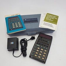 1973 Govt Issue Hewlett Packard HP 35 Calculator w/Manual PSU Case Prop of USAEC