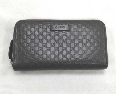 長財布 GUCCI Gucci Wallets Women Fabric Gray/Turtledove GUCCI Grey Round Zipper Long Wallet | eBay