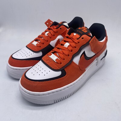 Nike Air Force 1 Shadow Cracked Leather Rush Orange DQ8586-800