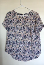 Simply Styled  Short Sleeve Blouse Top -SZ L