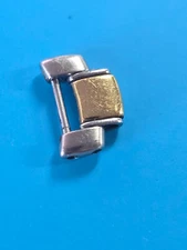 LADIES EBEL 1911 E1157111 BAND BRACELET LINK 6011 18K GOLD CAPPED STEEL 12MM