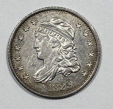 1829 Cap Bust Half Dime .05. Nice Almost Unc. Super Sharp.