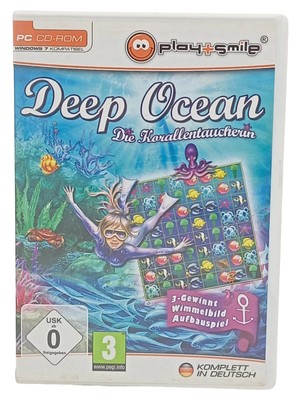 play+smile Deep Ocean Die Korallentaucherin PC Spiel 3-Gewinnt Puzzle Gedächtnis