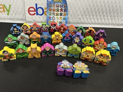 Mighty Meeples Series 1 Figures 2016 Cryptozoic DC 28 + 2 Mystery Complete Set
