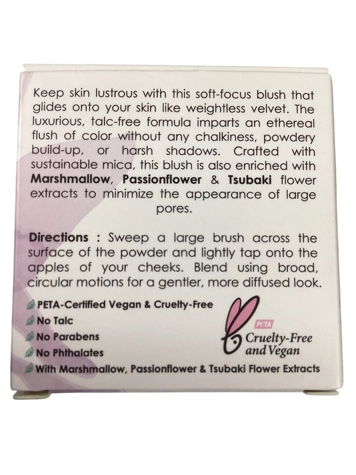 Seraphine Botanicals Marshmallow Blush Pink Caramel Vegan Seamless 2.5g/0.09oz - Image 4 of 4