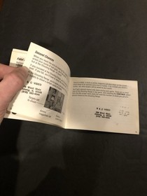 Robocop 2 nes Manual only