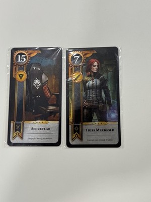 Secretlab Triss Merigold and Chair Gwent Cards Sealed Unopened