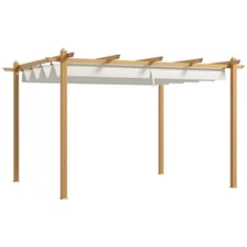Outsunny 10x10 Retractable Pergola: Shade Your Patio