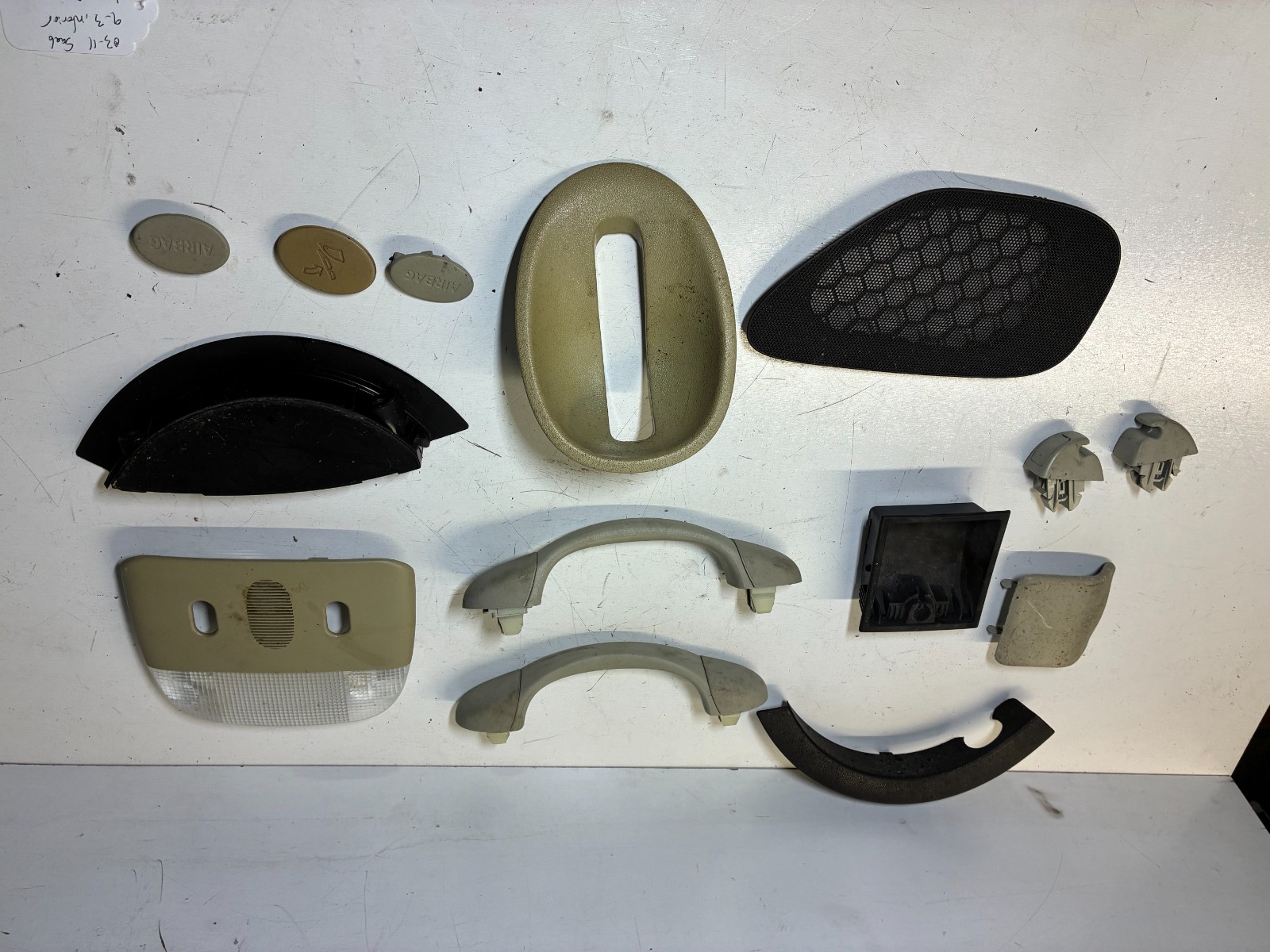 4642559 Interior Bezel Trims 12790320 03-11 Saab 9-3 12801531 12793326 12793487