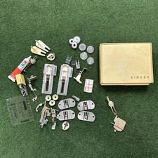 Lot Of Singer Sewing Machine Serger Vintage P...