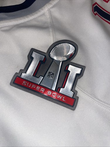 Julian Edelman Super Bowl NEW ENGLAND Patriots Jersey MenS Xxl White NIKE Clean - Picture 4 of 13