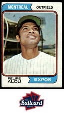 1974 Topps #485 Felipe Alou