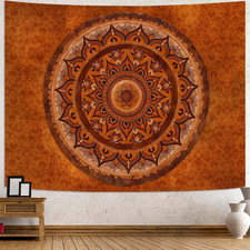 Boho Mandala Tapestry Wall Hanging Hippie Bohemian Floral Medallion Indian Tapes