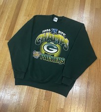 Vintage Green Bay Packers 1996 Pro Player NFC Champions Crewneck Sweatshirt XXL