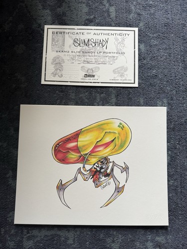 Eminem Slim Shady LP Portfolio Print Set by Skam2 & 1XRun W/ COA - Picture 8 of 10