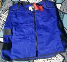 Allegro Industries 8413-05 Cooling Vest, Cotton, Cold Pack Inserts, 3 Hr Max