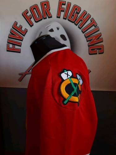 CHICAGO BLACKHAWKS VINTAGE BLANK CCM JERSEY NHL - Picture 9 of 20