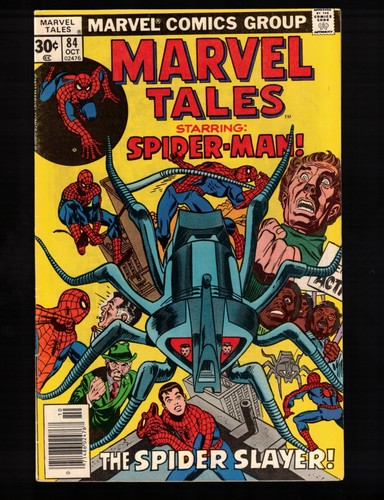 Marvel Tales #84 The Spider-Slayer!  (rep Amazing Spider-Man 105) 1977 Fine - Bild 1 von 13