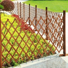 Wooden Trellis Design Outdoor Folding Fence Enclosure Expandable Garden Rack