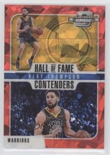2018 Contenders Optic Hall of Fame Red Cracked Ice Prizm Klay Thompson #16 6yn