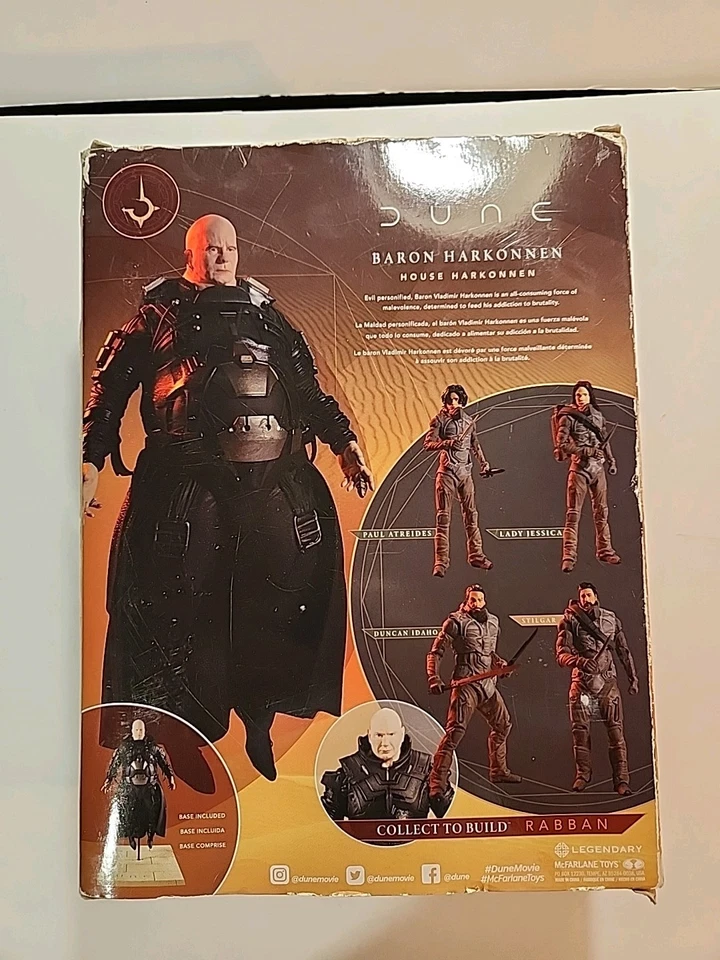 Figura de lujo McFarlane Toys Dune Baron Vladimir Harkonnen 12 pulgadas Foto 2 de 3