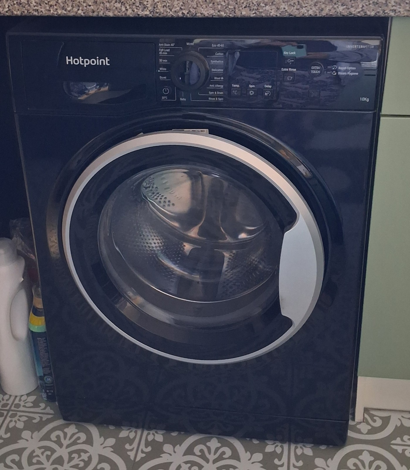 Hotpoint 10kg Washing Machine BLACK