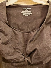 Slimmers Medium Control Arm Toner T-shirt Black SZ XXL