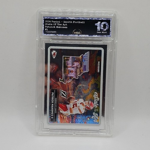 2024 Panini - Zenith Football - Patrick Mahomes II - State of the Art #1 Graded - Picture 2 of 4