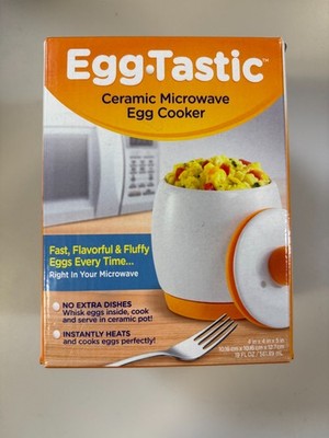 Egg-Tastic Ceramic Microwave Egg Cooker - As Seen On TV Kitchen Gadget 2015