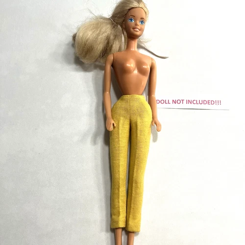 Vintage 1963 Mattel Barbie® VHTF PAK GOLDENROD KNIT SNAP SLACKS ~ EXC REDUCED!!!