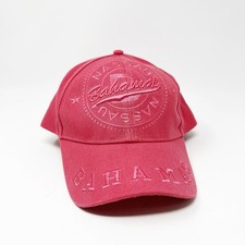 Bahamas Nassau Embroidered Adjustable Baseball Cap Souvenir Unisex Coral Pink