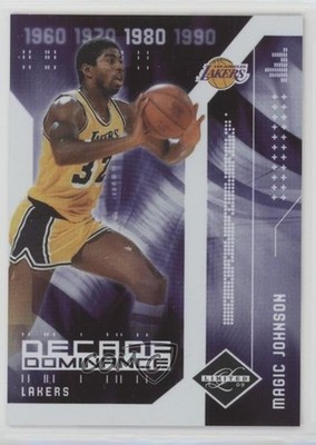 2009-10 Panini Limited Decade Dominance /99 Magic Johnson #13 HOF oh4