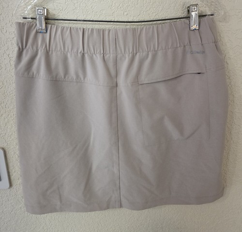 Columbia Nylon Skort With Pockets Women's (Size:8) 34"W 17"L Beige Outdoors - Picture 6 of 9