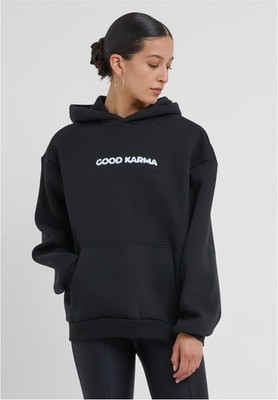 Miss Tee Damen Karma Butterfly Ladies Fluffy Hoody MST211