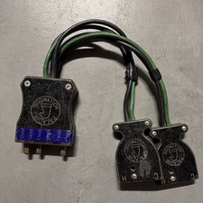 100A Bates Stage Pin Male to 60A Stage Pin Female Splitter Twofer