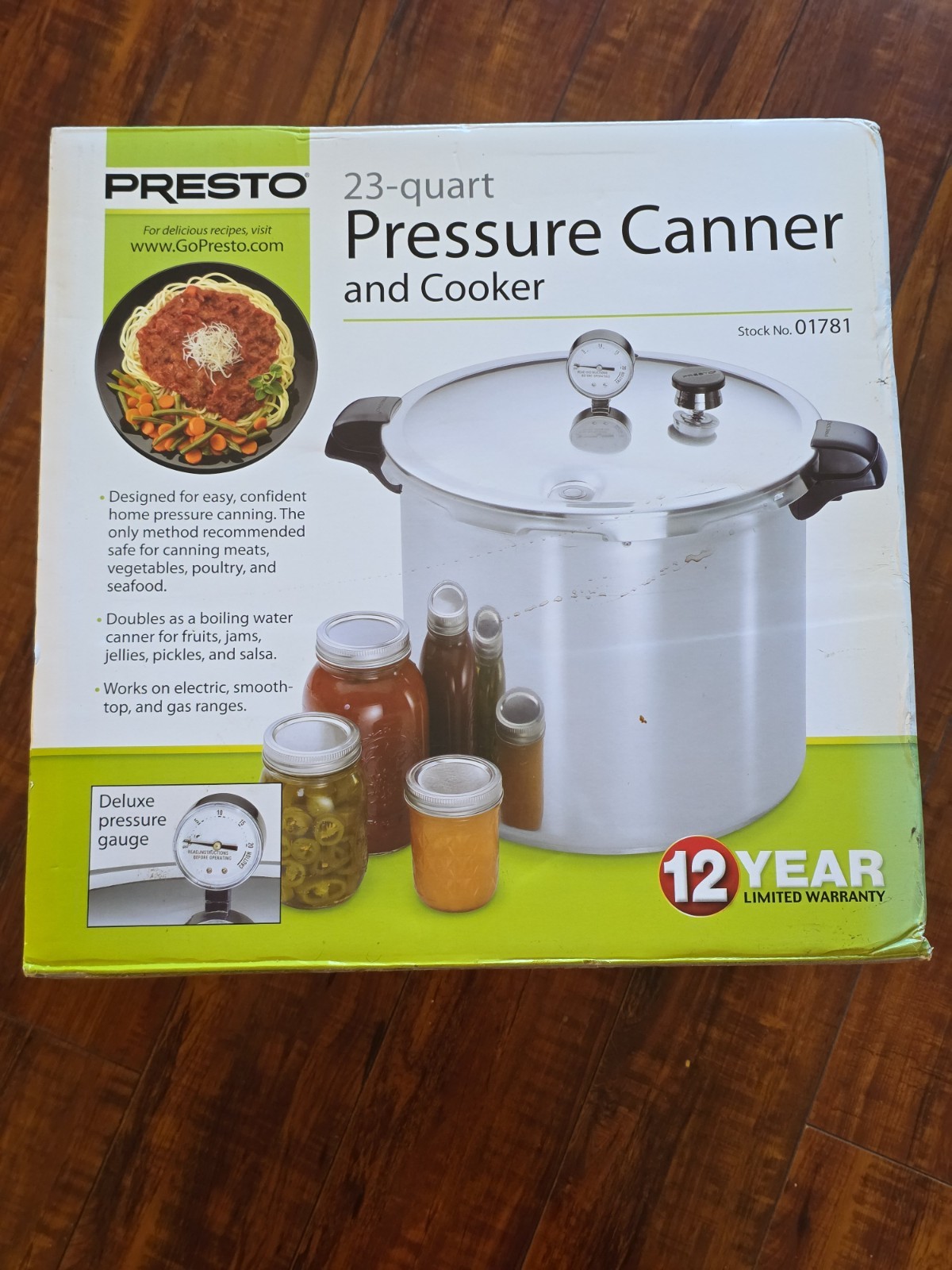 Presto 23 Quart Pressure Canner & Cooker 