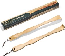 Bamboo Back Scratcher 17 Inch Natural Bamboo Itching Relief