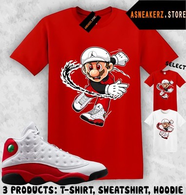 Tee Shirt Matching AJ 13 Chicago 2026 To Match Sneaker Sneakerhead Mario T-Shirt