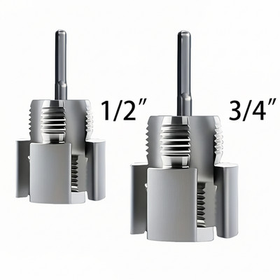 2pcs Integrated Internal & External Pipe Threading-Tool,PVC Pipe Threader Kit