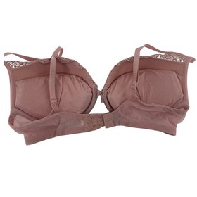 La Perla Mauve Lace Push Up Bra Padded Underwire Strappy Adjustable Straps Lux