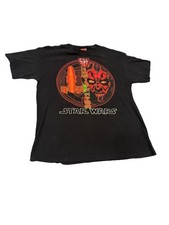 Vintage 1999 Y2K Star Wars Darth Maul Phantom Sith Infiltrator Shirt With Ep 1