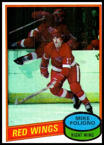 Mike Foligno #187 1980 Topps card