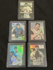 2006 TOPPS HERITAGE CHROME BLACK REFRACTOR #/57 LOT OF 5 KERRY WOOD