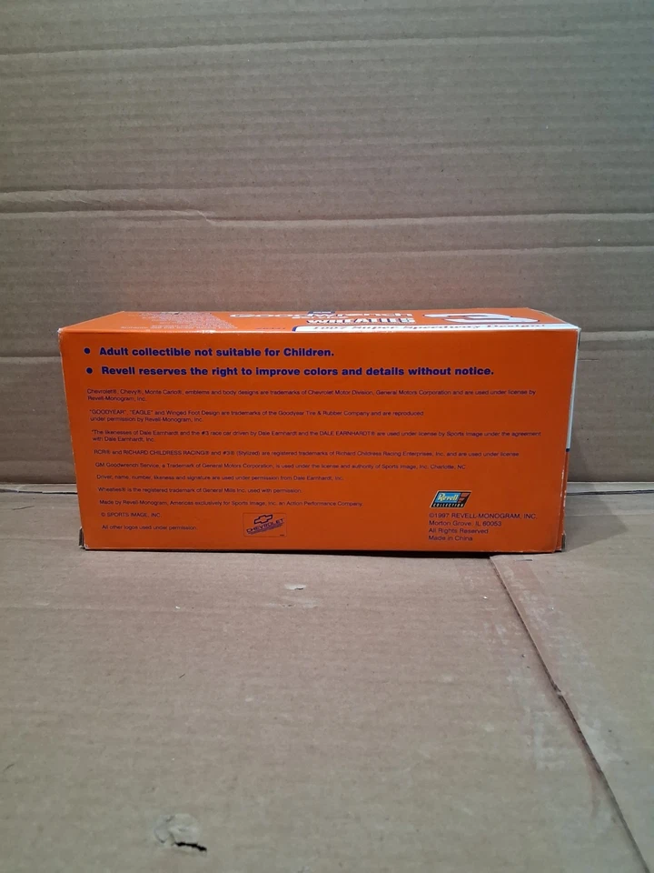 #3 Dale Earnhardt Wheaties Monte Carlo 1997 1/18 imagen deportiva certificado de autenticidad 1/10.008 Foto 3 de 4