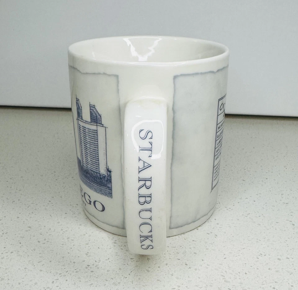 2007 Starbucks Architecture Series San Diego 18 Oz Coffee Mug America's Finest - Image 4 of 4
