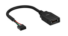 USB C Front Panel Cable USB2.0 to Type C Header Adapter for PC Case and
