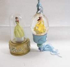 THIMBLE Disney Belle Beauty &The Beast Mini Dome Figure Bell Jar & Ornament