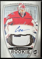 2018-19 UD The Cup Ilya Samsonov 69 Base 243 /249 RC Auto