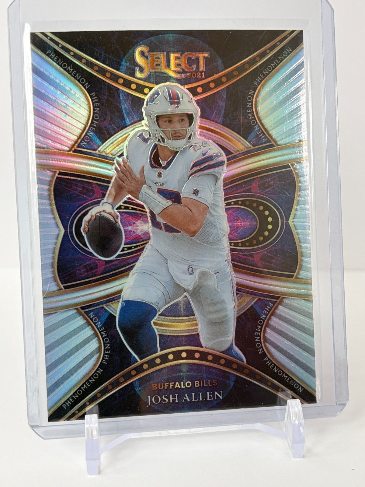 2021 Panini Select Josh Allen PHENOMENON Silver Prizm SSP No. PHE-2