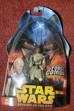 Star Wars Revenge of the Sith Mace Windu Force Combat Action Figure #10 2005